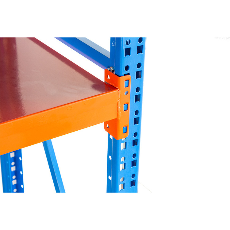 heavy duty 500Kg Per Layer Blue orange industry Warehouse Storage Racks