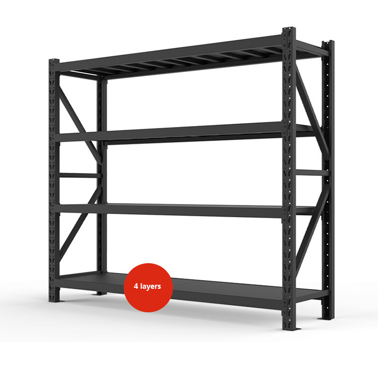 factory made metal Industrial Warehouse garage storage shelves rack units