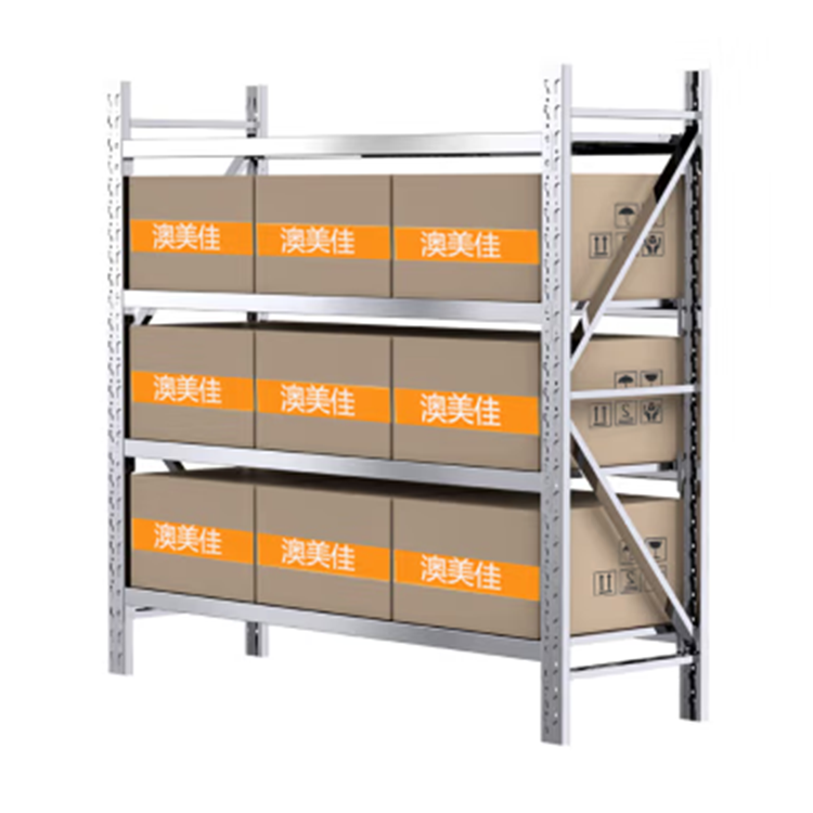 150Kg/Layer Adjustable Stainless Steel Warehouse Shelves For Garage Storage