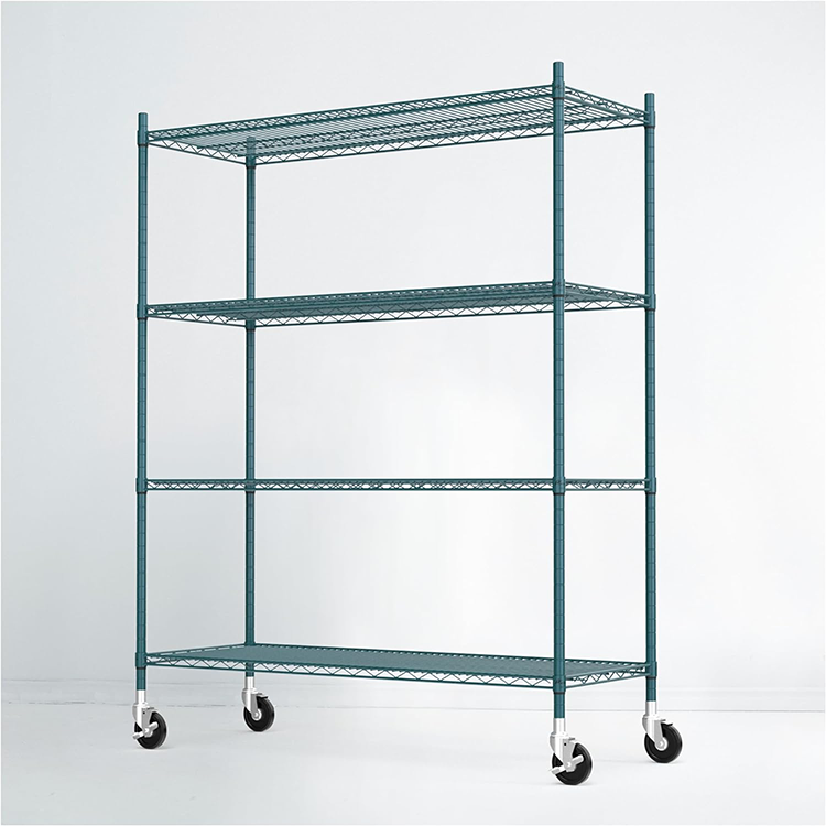 Customized Size Nsf Approval Adjustable Epoxy Storage Shelf Wire Shelving Unit