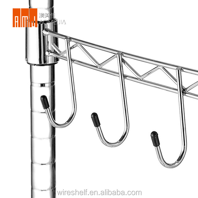 Shelf use s wire hanging metal hook  for Rack Wire Shelving Use