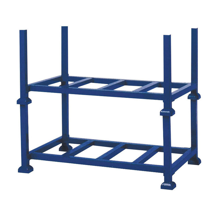 Detachable Powder Coated Transport Large Warehouse Industrial Fabric Stacking Racks Shelves