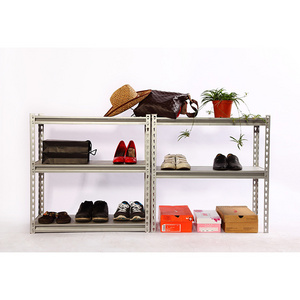 AMJ Light Duty Adjustable 3 Tiers Home Shoe Boltless Storage Rack Shelf Shelving Racks