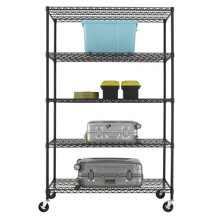 Warehouse storage racks 5 layer 800lbs factory long span industrial metal storage shelves warehouse racking