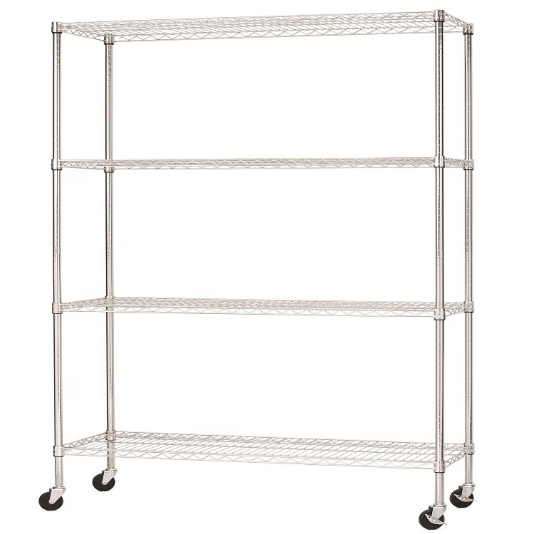 INDUSTRIAL 4 TIER METAL HEAVY DUTY RACKING STORAGE UNIT GARAGE STORAGE