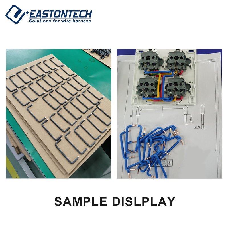 EW-08D-1 Automatic 3d wire bending machine cable stripping peeling machine electric cable stripper