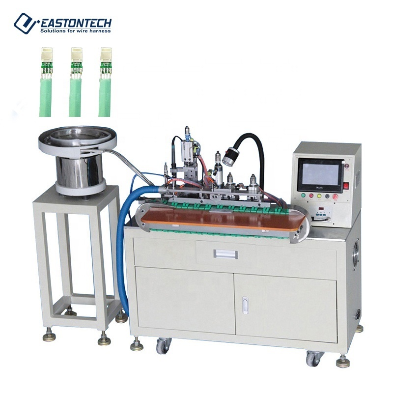 EW-715  Electric cable making machine mobile data wire making machine