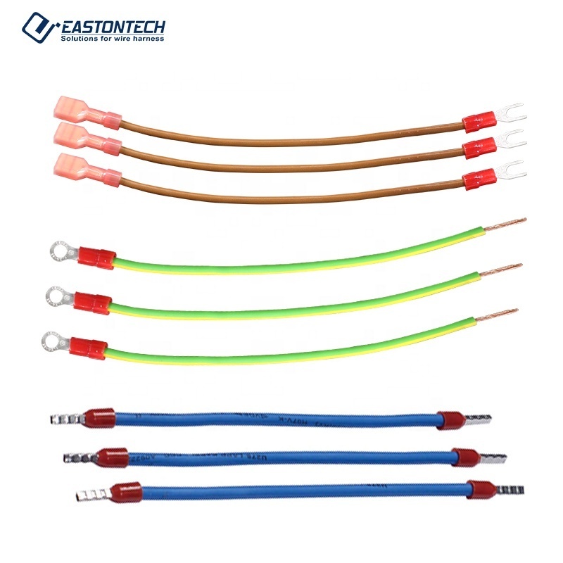 EW-22D Automatic pre-insulated wire terminal stripping crimping tubular terminal ferrule strip twist crimp machine