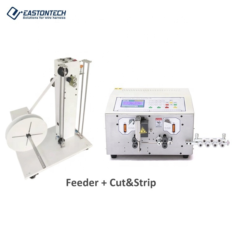 EW-02A automatic computer electric wire cutting and stripping machine