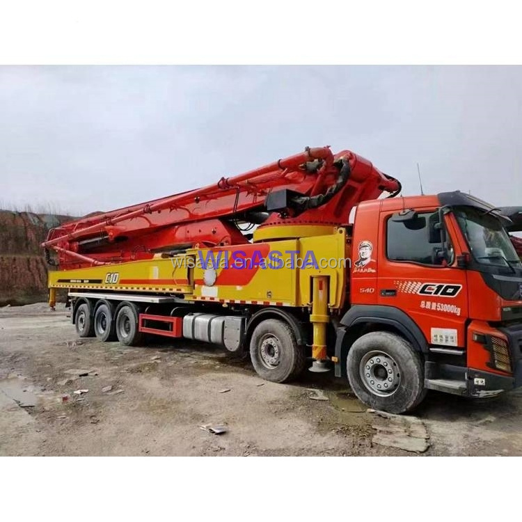 2020 Year Good Condition Diesel Sany 68m Used Cost of Truck Mounted Concrete Pump Trucks