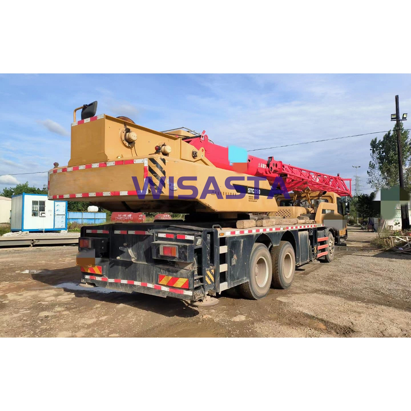 2019 Excellent condition used SANY STC250 crane 25T hoisting machinery 25 tons loading telescopic crane truck for sale price