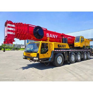 Sany 220T rough terrain used truck mounted mobile crane with spare parts for sale