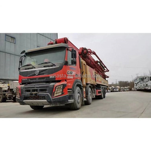 Second hand Sany volvo chassis diesel engine truck mounted concrete pump price in thailand