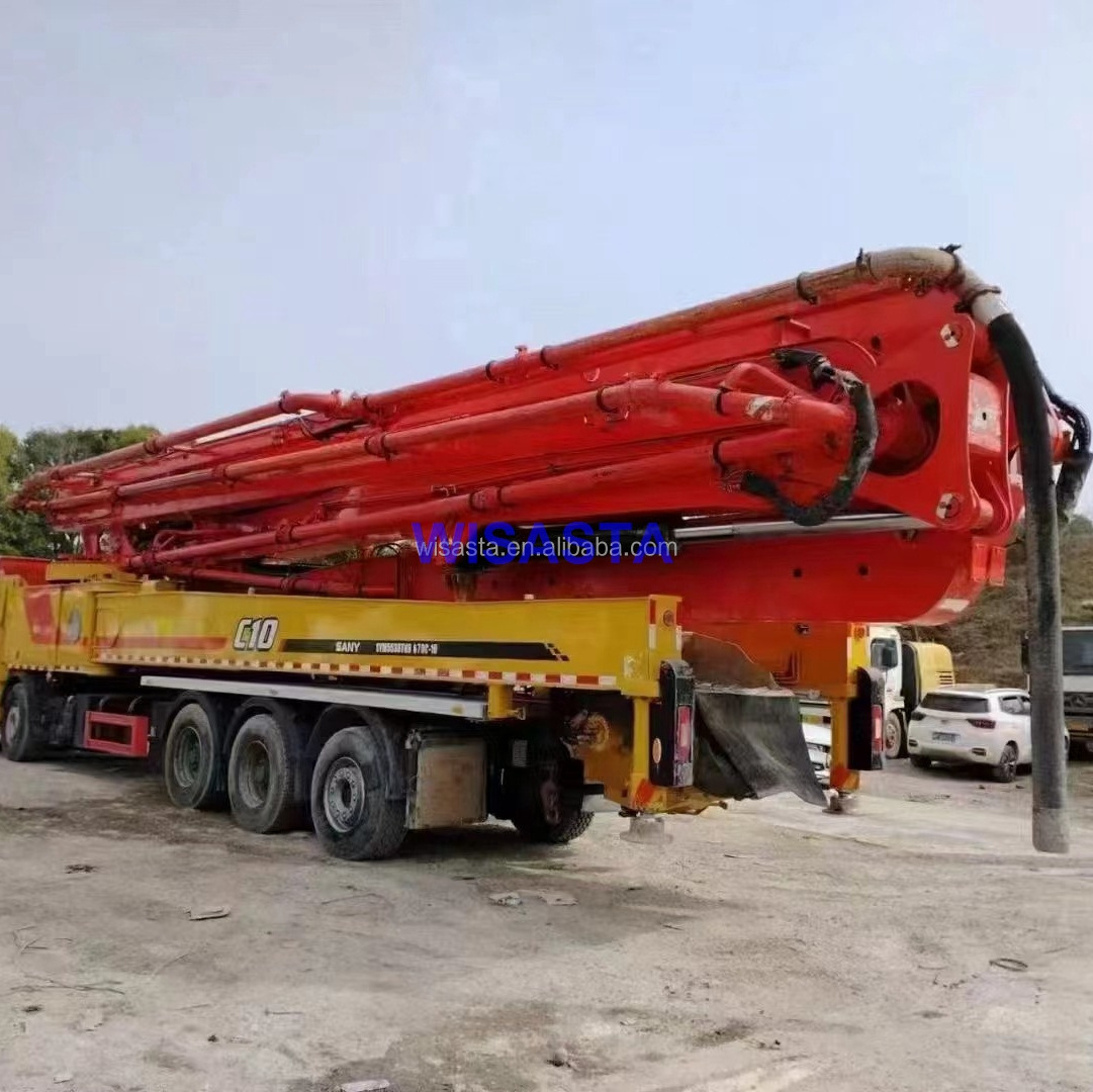 2020 Year Good Condition Diesel Sany 68m Used Cost of Truck Mounted Concrete Pump Trucks