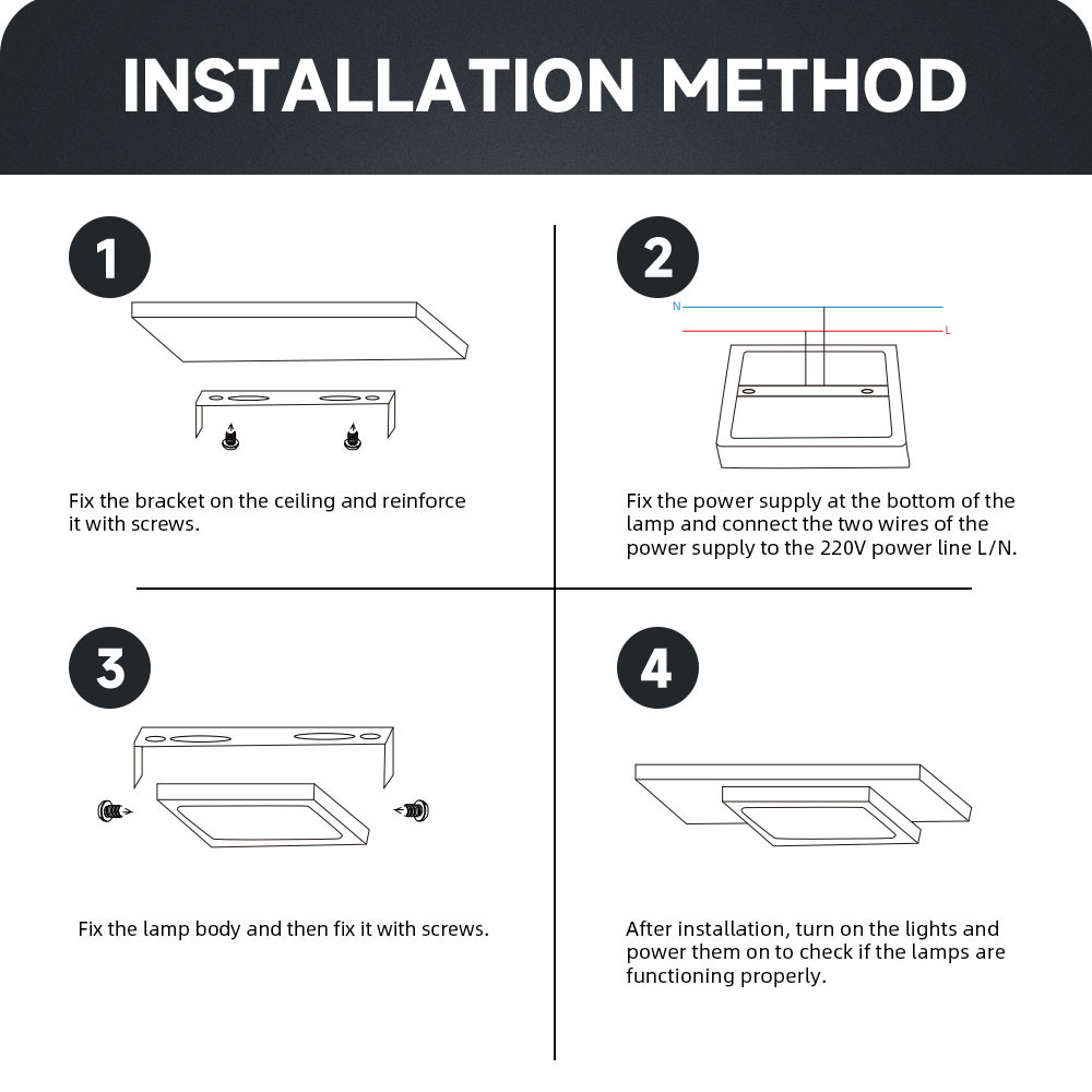 Led Slim Square 6 Inch 9W 12W Downlight Ceiling Junction Box Light Weight Concrete Wall Panel Etl Wafer 5cct Kitchen 80 -15 - 40