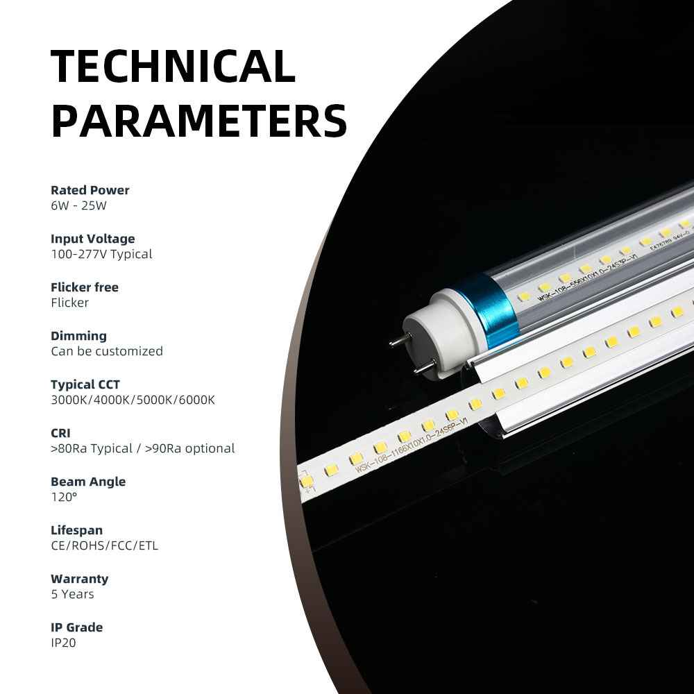 FA8 Single Pin t8 led bulbs 8 foot 40w 6000k 8ft led tube Ballast Bypass replacement for T8 T10 F96T12 fluorescent tubes