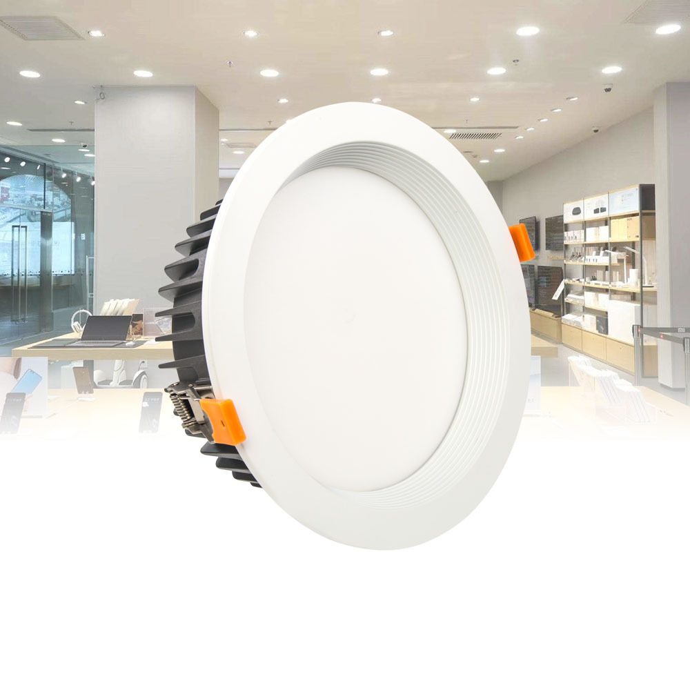 LED downlight 35w cutout 200mm Ac200-240Vinput anti-glare cob downlight led recessed panel light 4 inch downlight dimmable