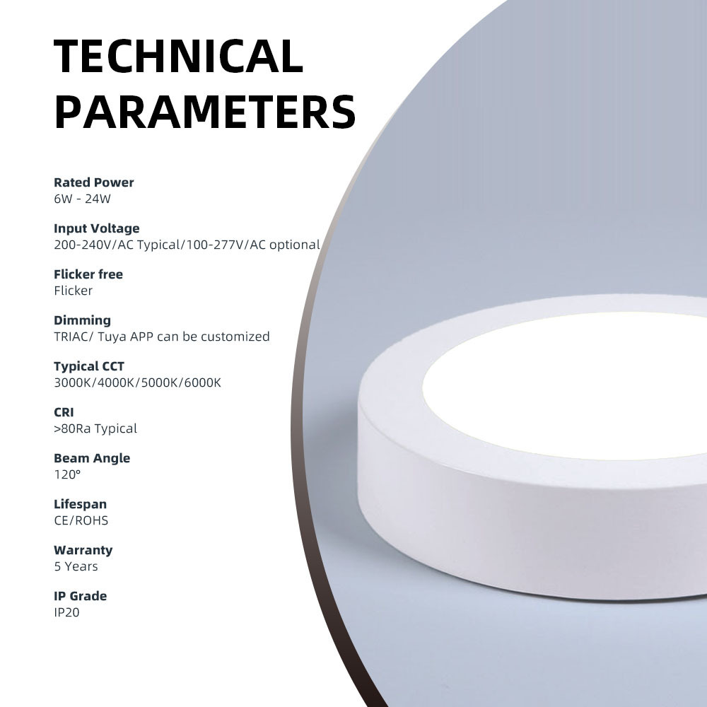 Dimming 24W 36W 50W Light Recessed Low Profile Slim 5Cct Dimmable Round 100-120V Lighting 595X595mm UGR16 Led Panel Lights