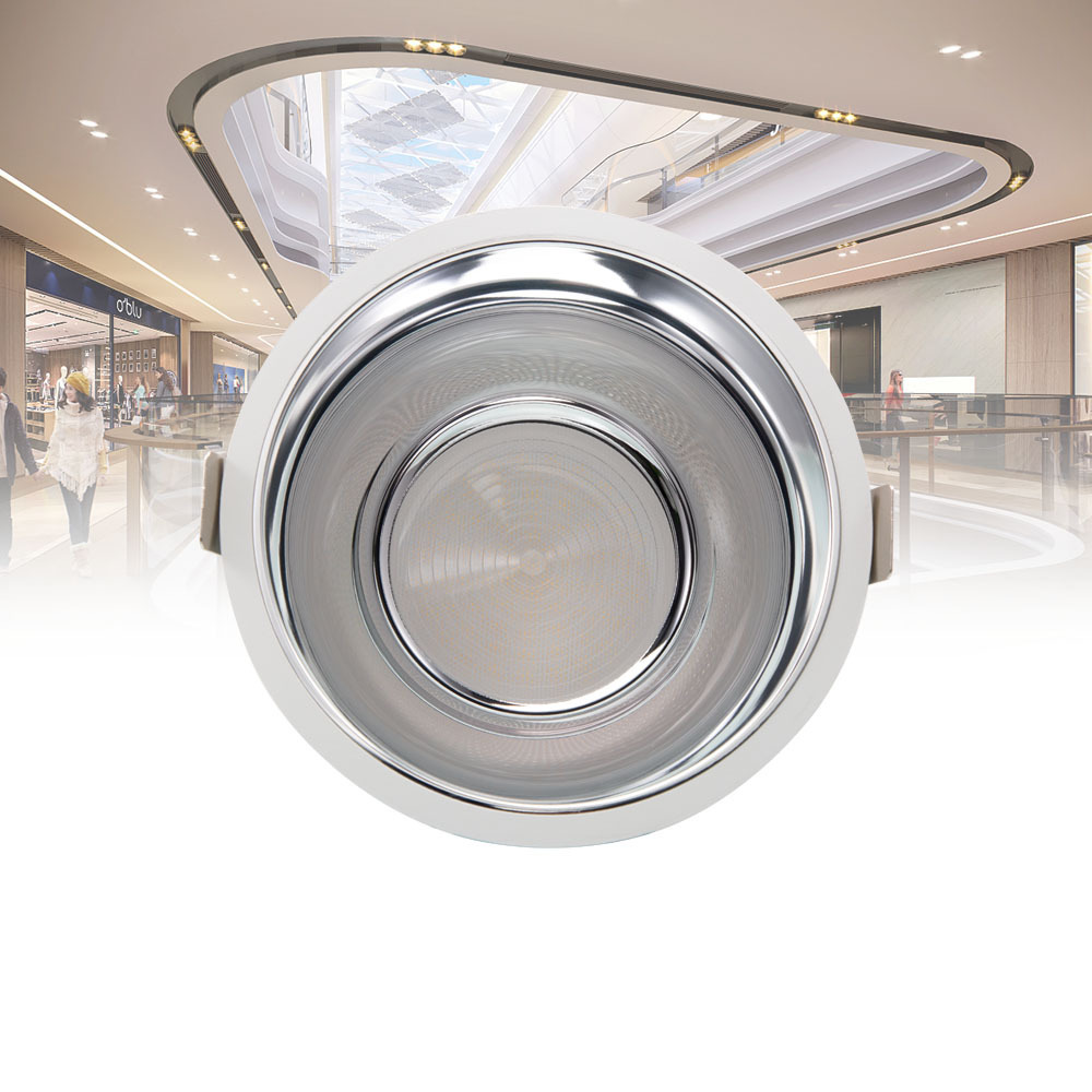 Round Mounted Metal Pot Ceiling Spot Home Decorative Recessed Downlight Led Panel Light 4 Inch 6 Inch