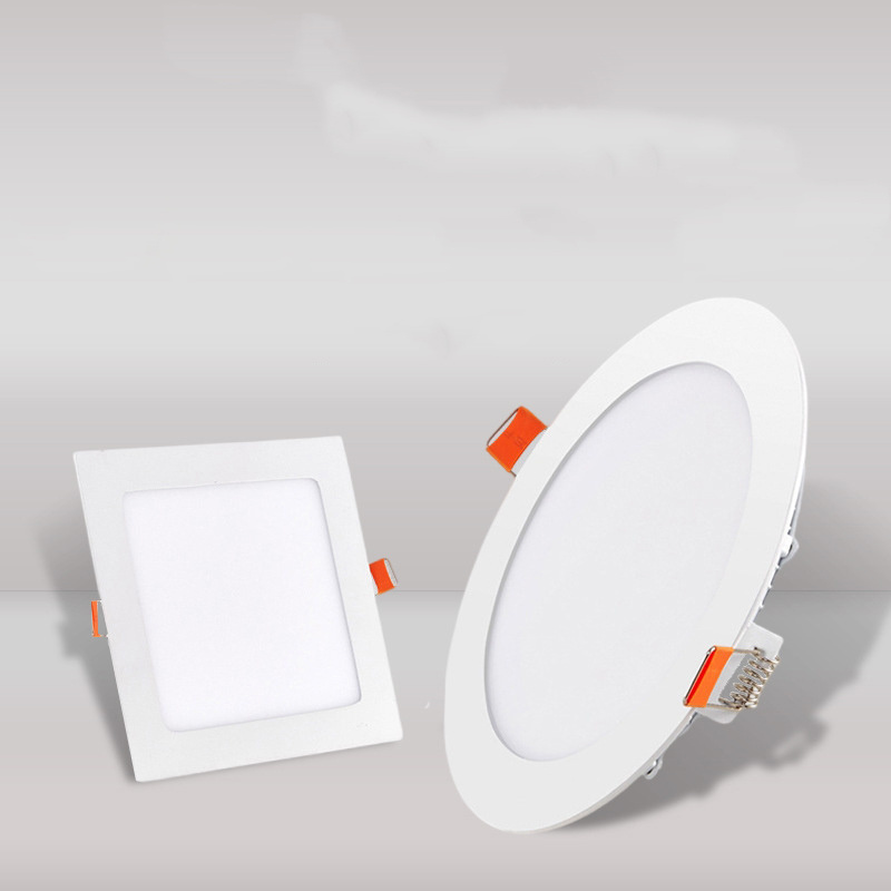 24w 18w 15w 12w 3w Led Panel Light Round 6w Recessed Led Panel Light Warm White 6500 K Flush Mount Panel Light