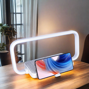 with wireless charger Modern Dimmable Table Lamp Hand-Touch Brightness Customized Dimming Desk Lamp Exquisite Craftsmanship