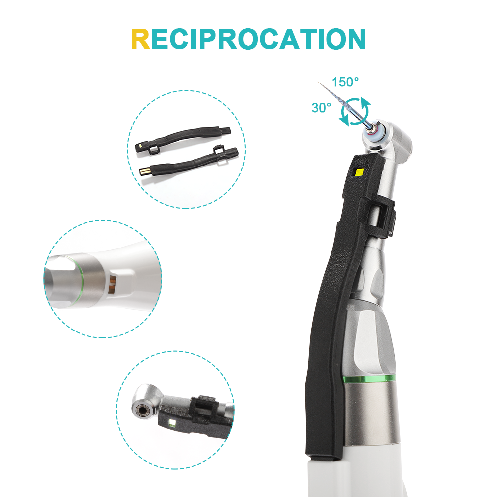 New In LED Dental Wireless Endodontic Motor 16:1 Reduction 9 Programs Auto Reciprocating Reverse Endo Rotary Engine File Teeth