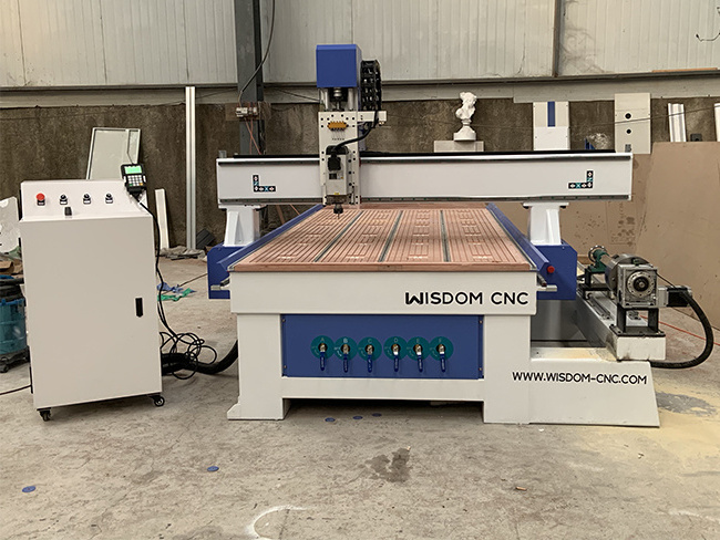 4 Axis Wood CNC Router Machine Price with Rotary Cnc Router Table 4x8 for Mdf Plywood Acrylic