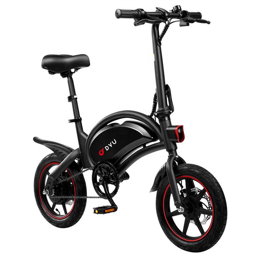 DYU D3F New Model 2 Wheel Electrical Bikes Adult Electric Folding E-bike 14 Inch Electric Bicycle