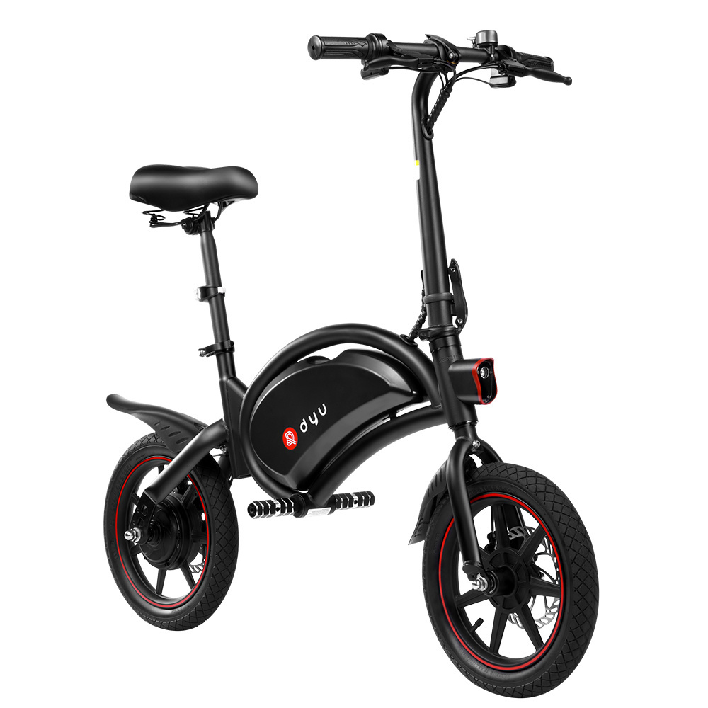 DYU D3F New Model 2 Wheel Electrical Bikes Adult Electric Folding E-bike 14 Inch Electric Bicycle