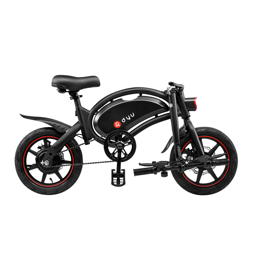 DYU D3F New Model 2 Wheel Electrical Bikes Adult Electric Folding E-bike 14 Inch Electric Bicycle