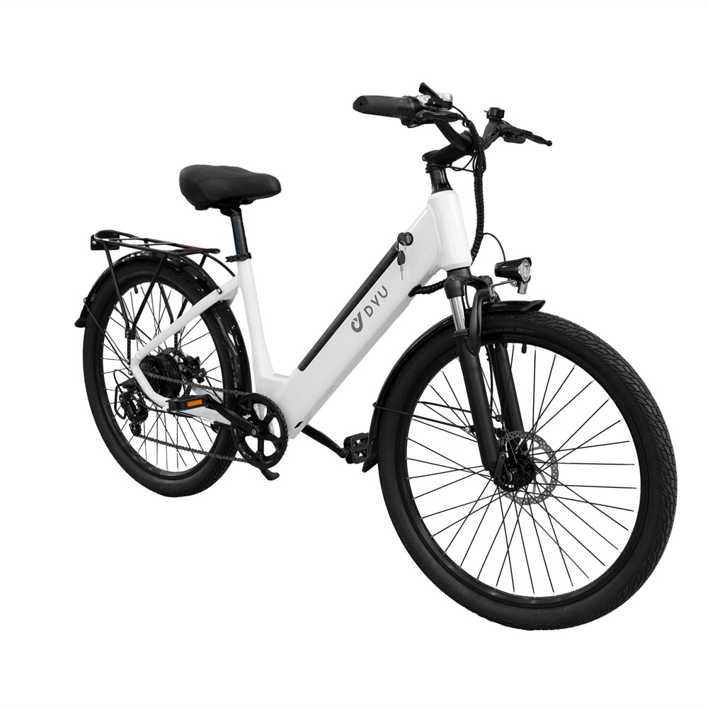 OEM ODM 26 Inch 350w 36v 12.5ah integrated battery electric bicycle ebike e moped electric city bike