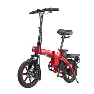 Wholesale china made price eu europe warehouse 250w 48v 14 inch e folding foldable bike ebike e-bike electric bicycles for sale