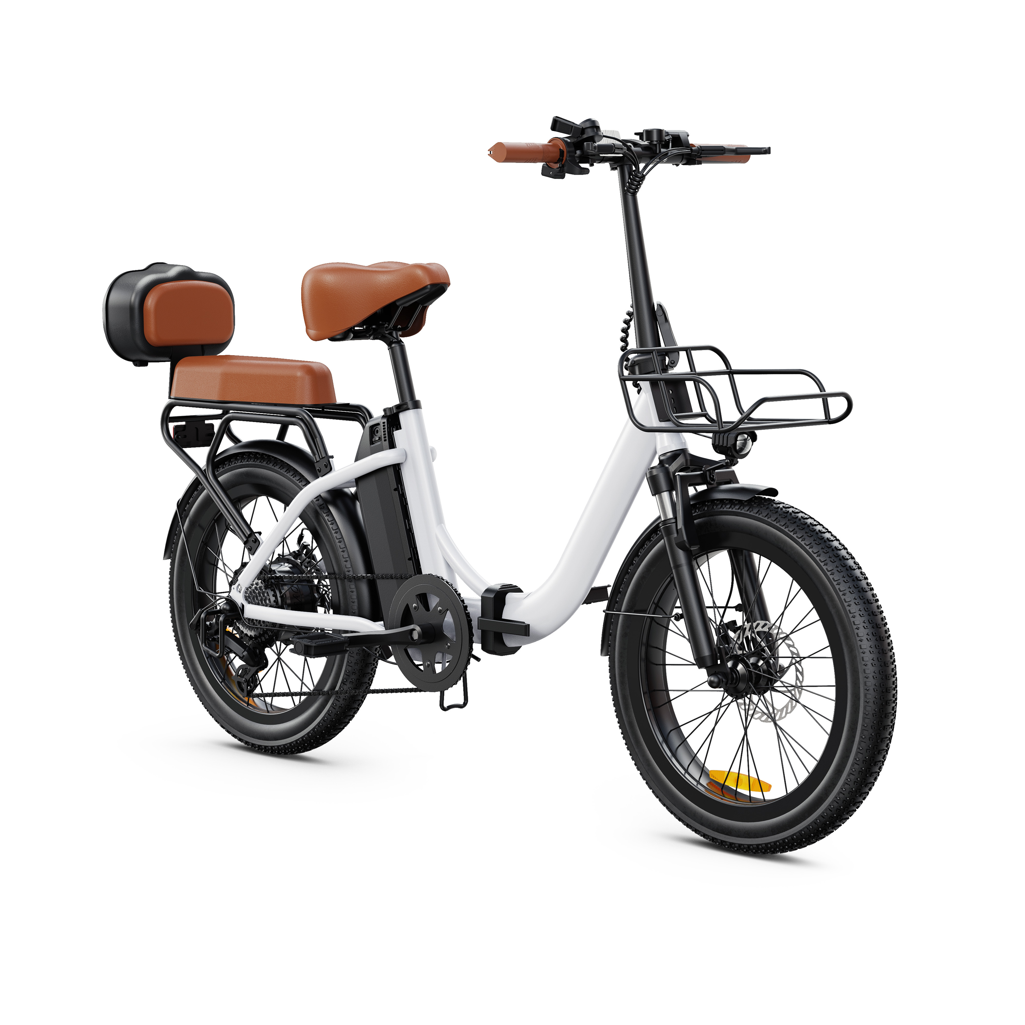 Retro Electric City Bike 20 Inch Fat Tire Electric Bike Step Through Ebike With Hidden Battery electric chopper bicycle 500w