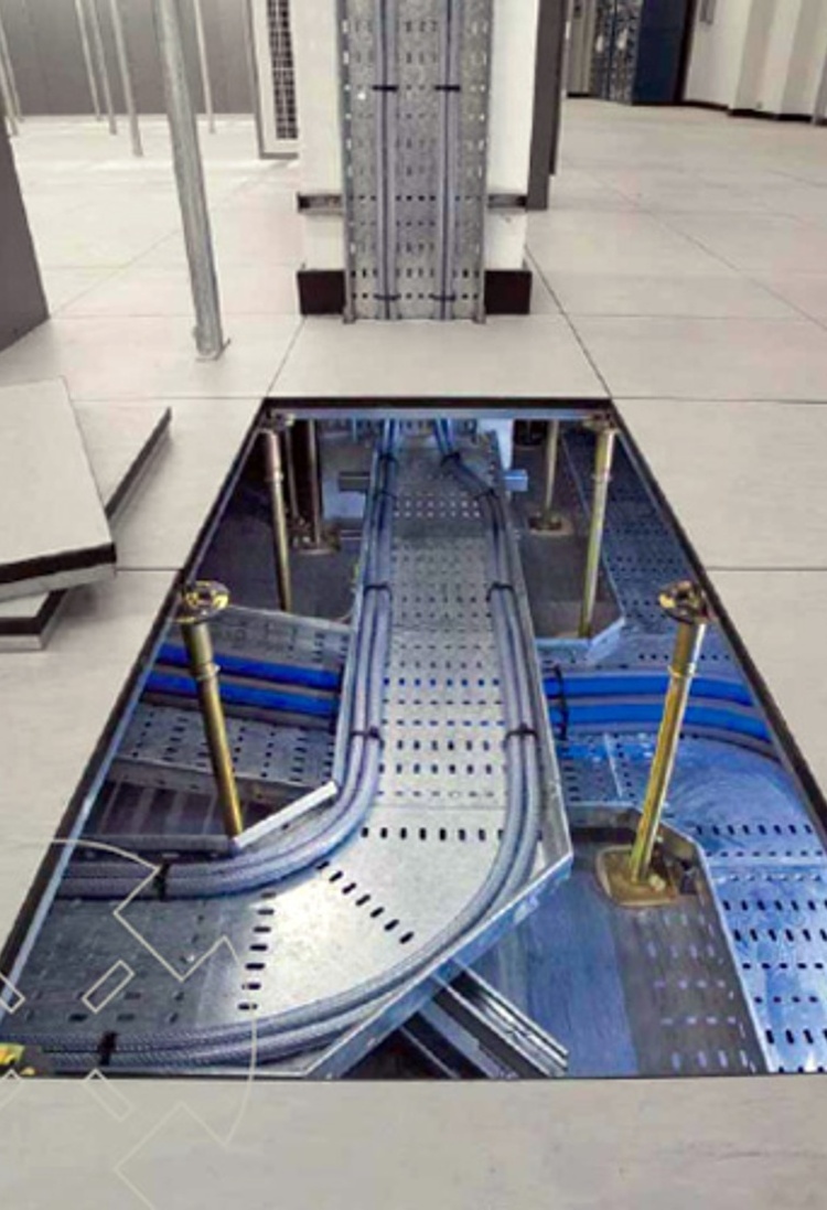 anti-static raised false floor flexible flooring solution