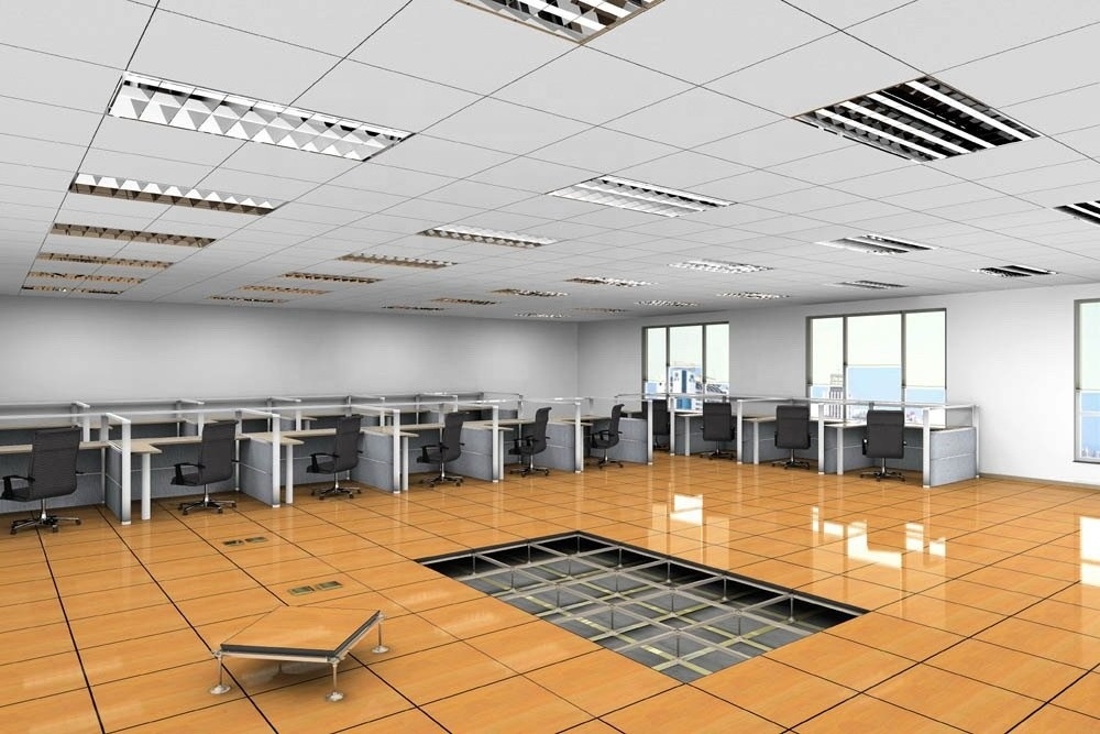 anti-static raised false floor flexible flooring solution