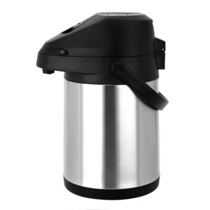 2.5L 3L 4L Double Walled Vacuum Insulated Stainless Steel Lever Action Airpot Thermos Water Coffee Airpots Dispenser With Pump