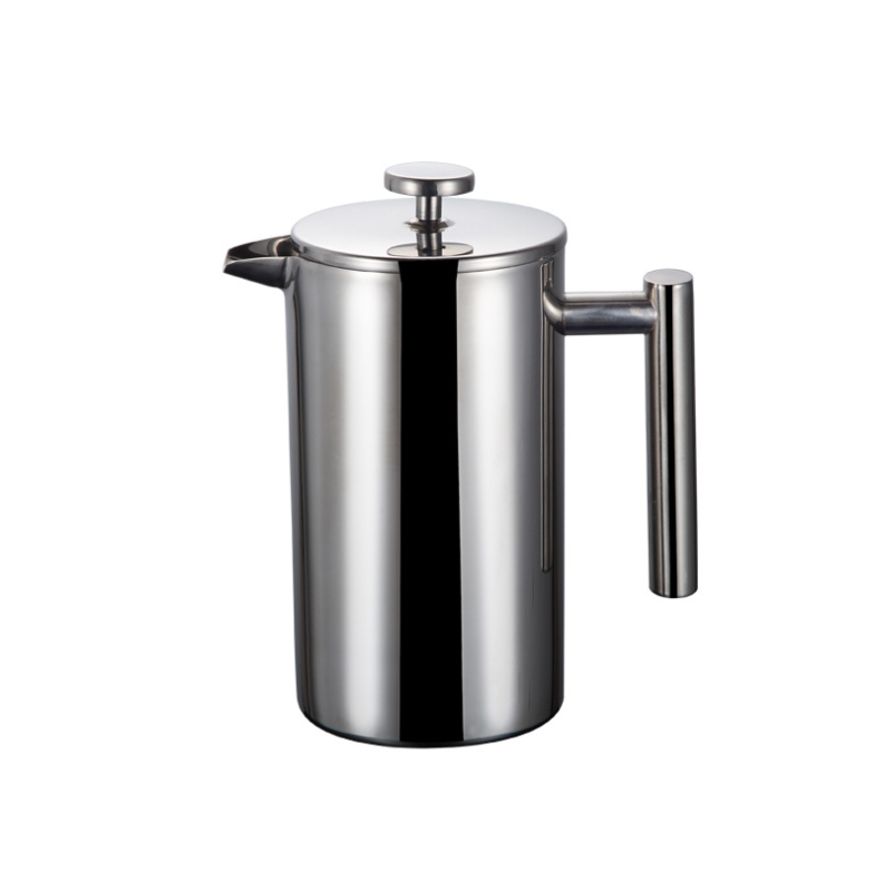 factory 350ml 800ml 1000ml durable custom logo double walled coffee french press tea and coffee