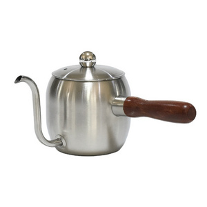 500ml Hand Drip Kettle Coffee Pot Stainless Steel Long Spout Pour Over Japanese Style Wholesale Offices Coffee Pot