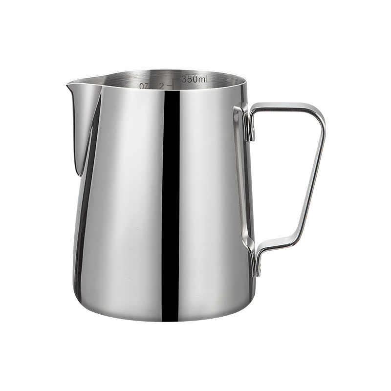 Stainless Steel Motta Latte Maker Frothing Steaming Coffee Jug Latte Set 300ml 600ml Measuring Cup Mini Milk Cup