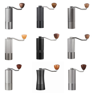 Portable Mini Household Manual Stainless Steel Coffee Grinder Ceramic Burr Hand Crank Coffee Grinder