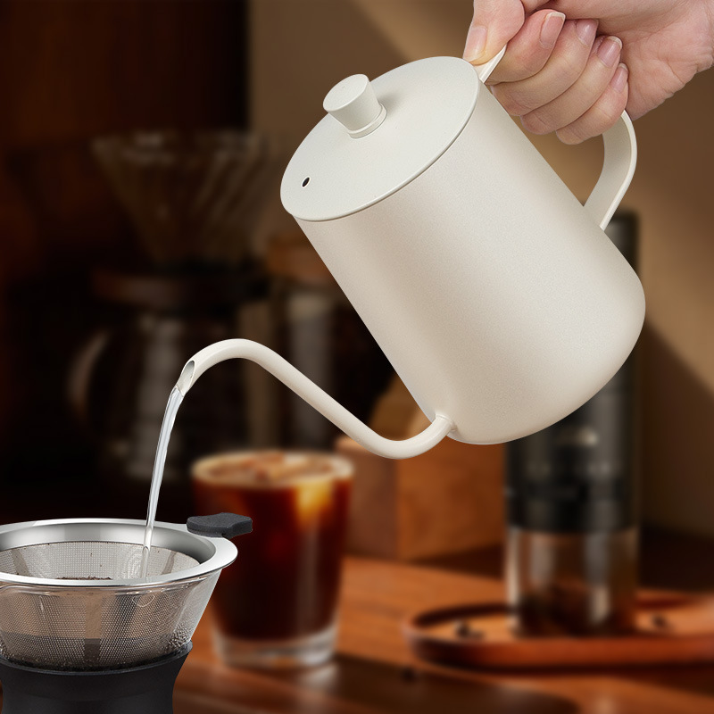 Pour Over Coffee Maker 250ml 350ml 600ml Gooseneck Coffee Kettle Drip Bottle Pour Over Tea Pot