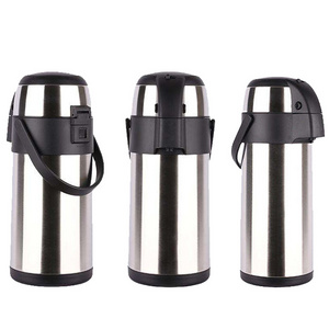 Premium Grade Rust Resistant Double Wall Stainless Steel Classic Airpot Flask Coffee Airpot Dispenser With Pump