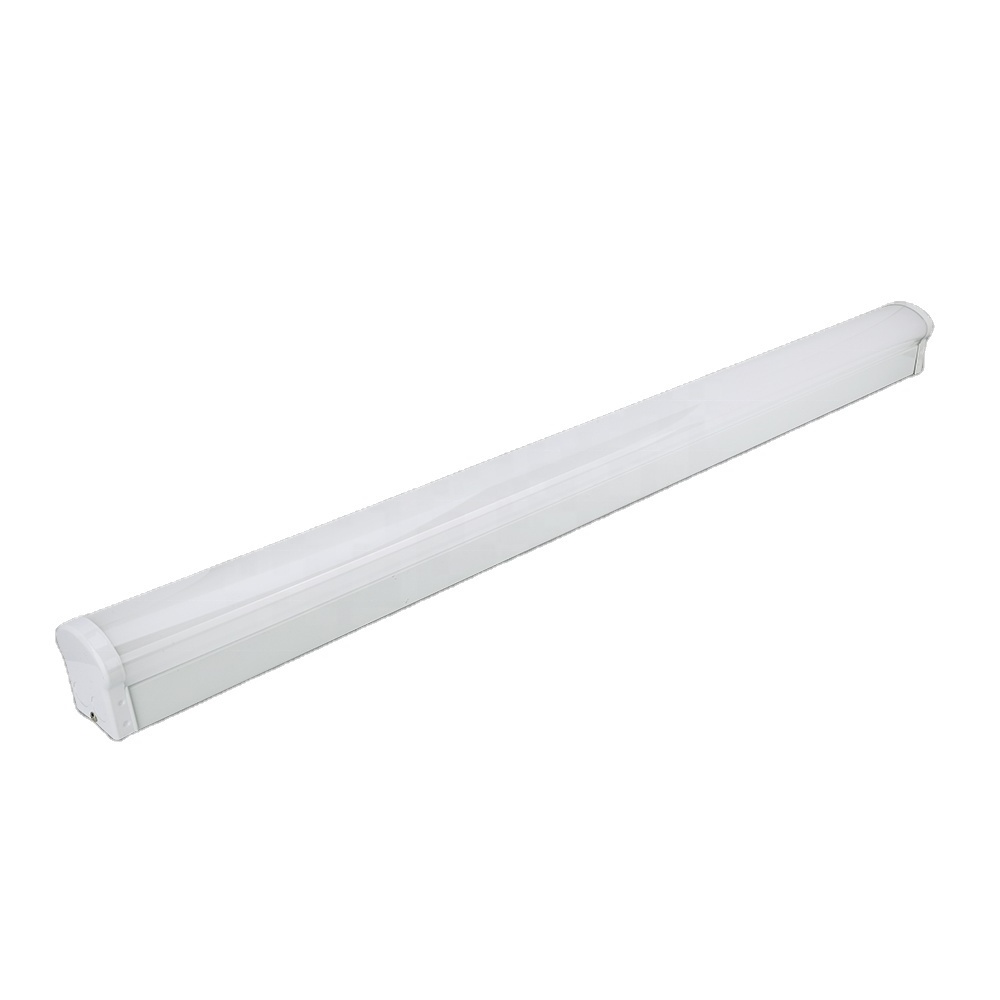 Motion Sensor LED Linear Batten Light 4ft 8ft strip CCT Power tunable linkable led shop Strip light fixtures