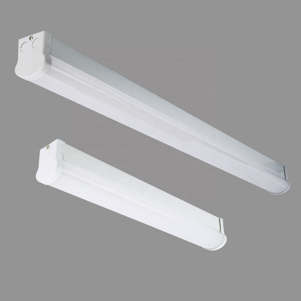 Motion Sensor LED Linear Batten Light 4ft 8ft strip CCT Power tunable linkable led shop Strip light fixtures