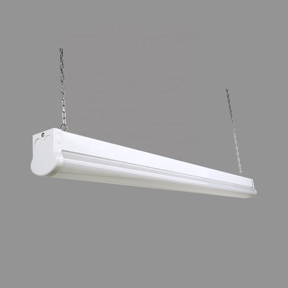 Motion Sensor LED Linear Batten Light 4ft 8ft strip CCT Power tunable linkable led shop Strip light fixtures