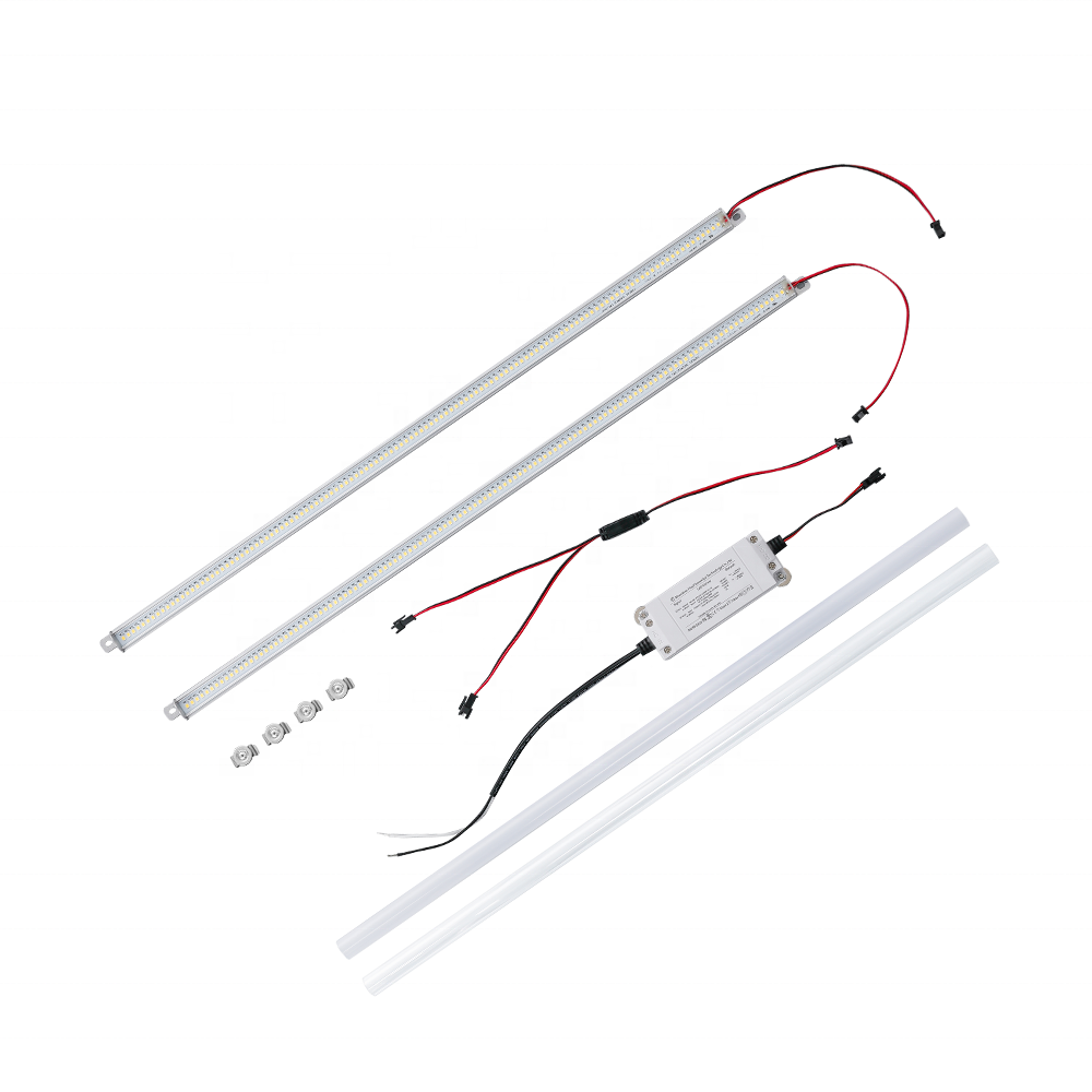 Quick-connect 4FT 60W ETL Magnetic LED Linear Troffer Retrofit Kit