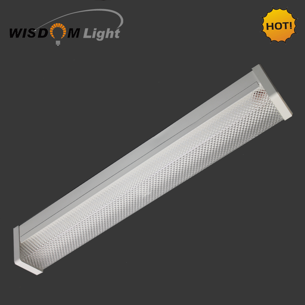 LED 4ft 40W Linkable Wraparound Flushmount LED shop Lights ,flush ceiling mount commercial led linear wrap light around