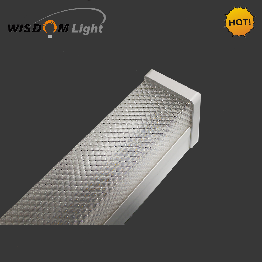 LED 4ft 40W Linkable Wraparound Flushmount LED shop Lights ,flush ceiling mount commercial led linear wrap light around