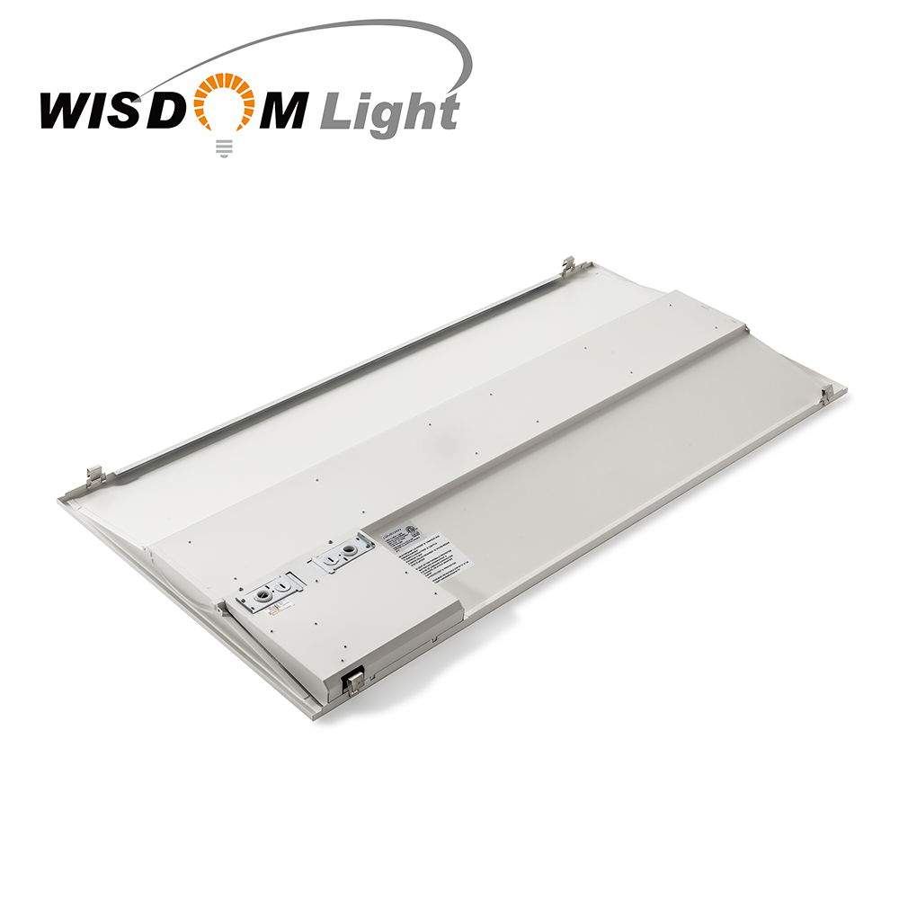 US stock 2x2 2X4 led panel light troffer with motion sensor air troffer fixture 2700K with diffuser