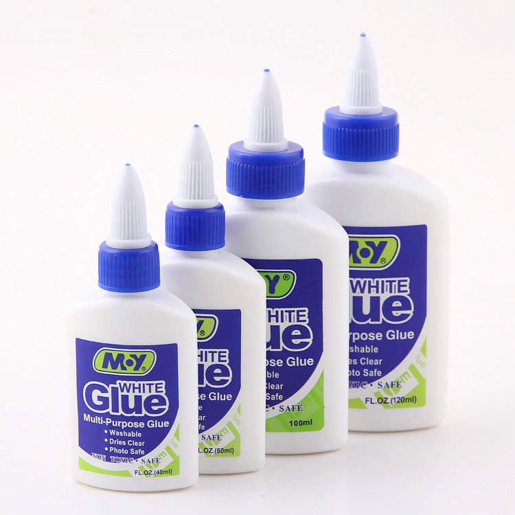 Kids Safe and Non Toxic Washable White Glue Students Handcrafted School Glue 50ml PVA White Latex Glue